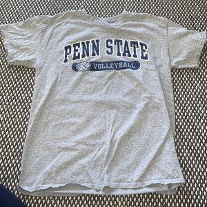Gray Penn State Volleyball T-Shirt